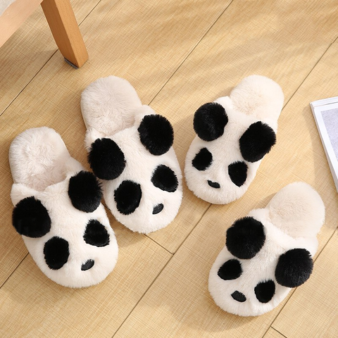 Chaussons Panda Enfant Chauds