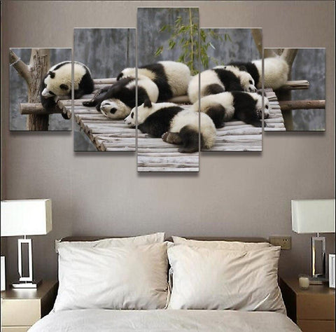 Tableau Panda <br> Bébés Pandas