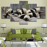 Tableau Panda <br> Bébés Pandas