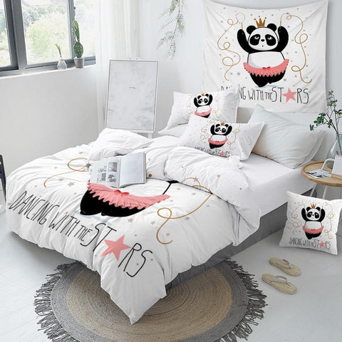 Housse de Couette Panda Lit 2 Places