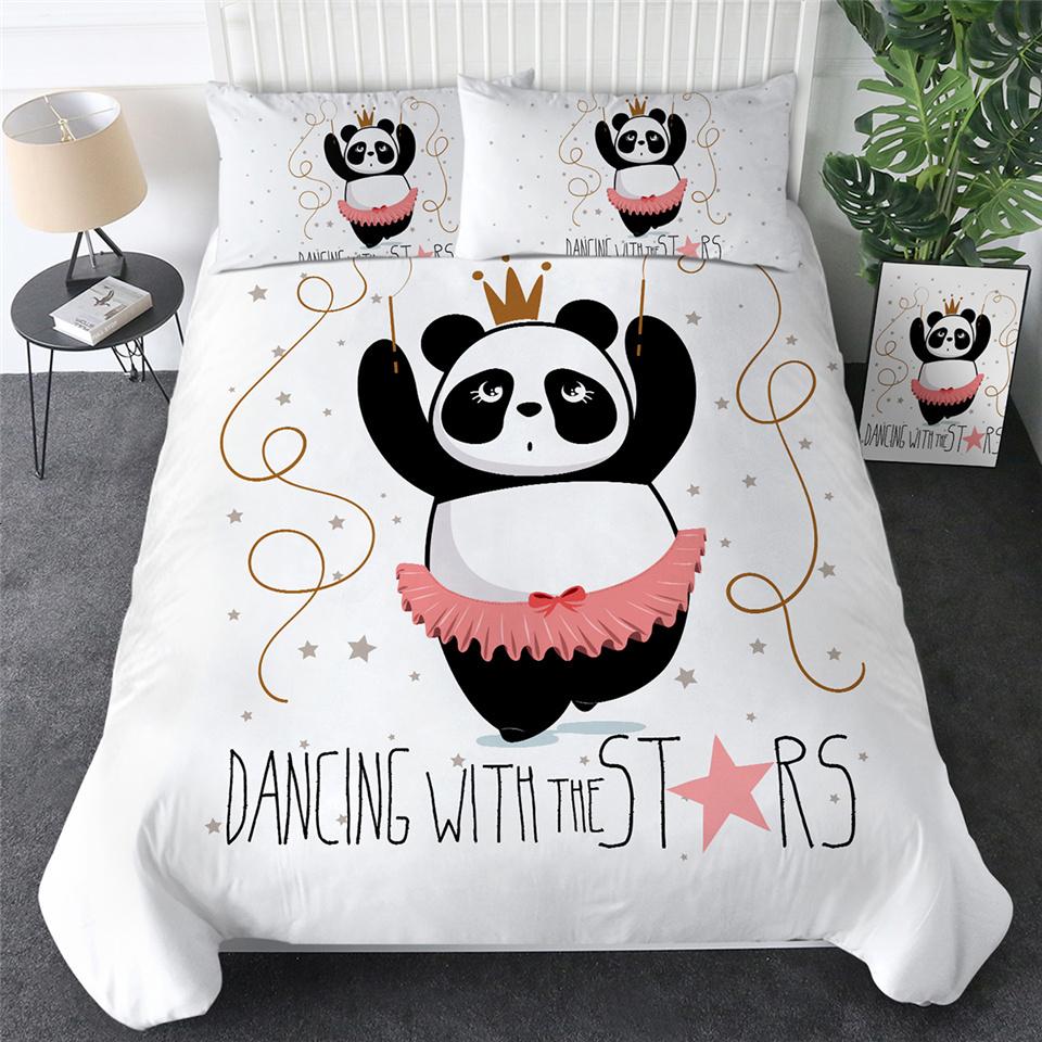 Housse de Couette Panda Danseur