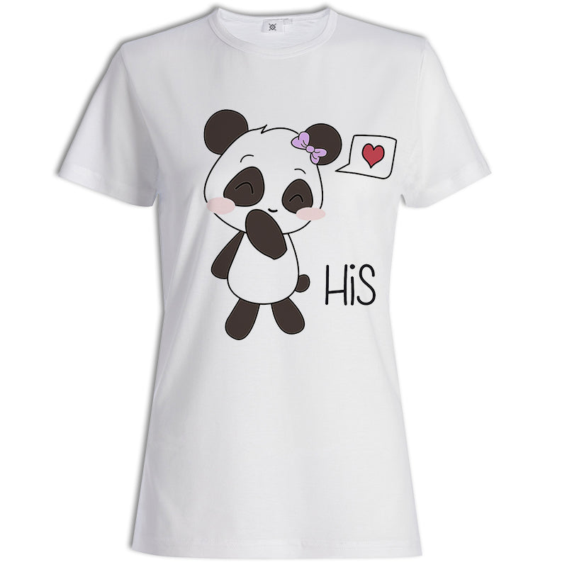 T shirt panda online femme