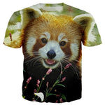 T-Shirt Panda Roux Unisexe