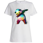 T-Shirt Panda Dab Rainbow