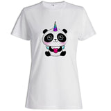 T-Shirt Panda Licorne Femme