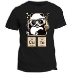T-Shirt Panda Chimiste noir