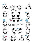 Tatouage de Panda Kawaii