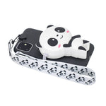 Coque Panda iPhone <br> 3D et Sangle