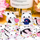 Love Panda Stickers