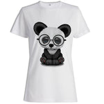 T-Shirt Panda Femme Intello