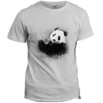 T-Shirt Panda Pipe Gris
