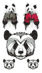 Tatouage Géométrique Panda