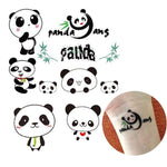 Tatouage Éphémère Panda Bambou