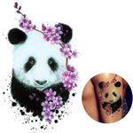 Tatouage Panda Réaliste