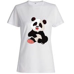T-shirt Femme Panda rieur
